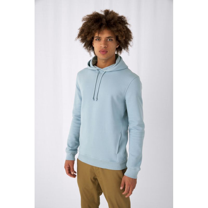 WU33B - B&C - Unisex Organic Kapucnis Pulóver - B&C
