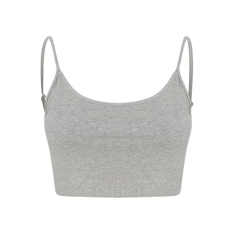 SFK230 - fENNTARTHATÓ FORRÁSBÓL SZÁRMAZÓ PÁNTOS NŐI CROP TOP - SF Clothing