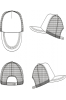 SO01668 - SOL'S BUBBLE - FIVE PANEL MESH CAP Kép 1.