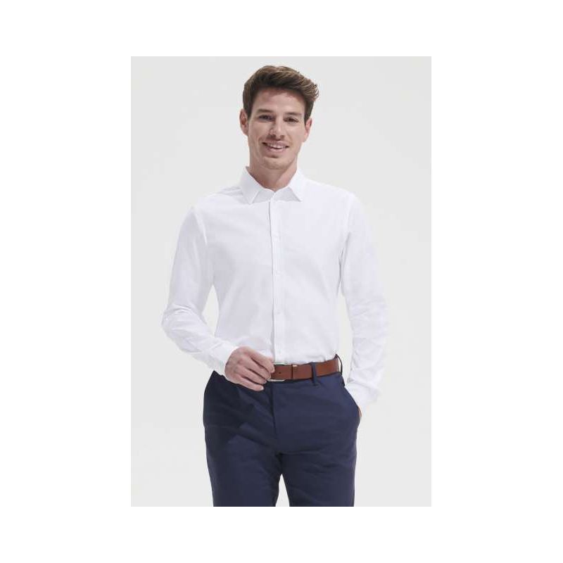 SO02102 - SOL'S BRODY MEN - HERRINGBONE SHIRT - SOL'S